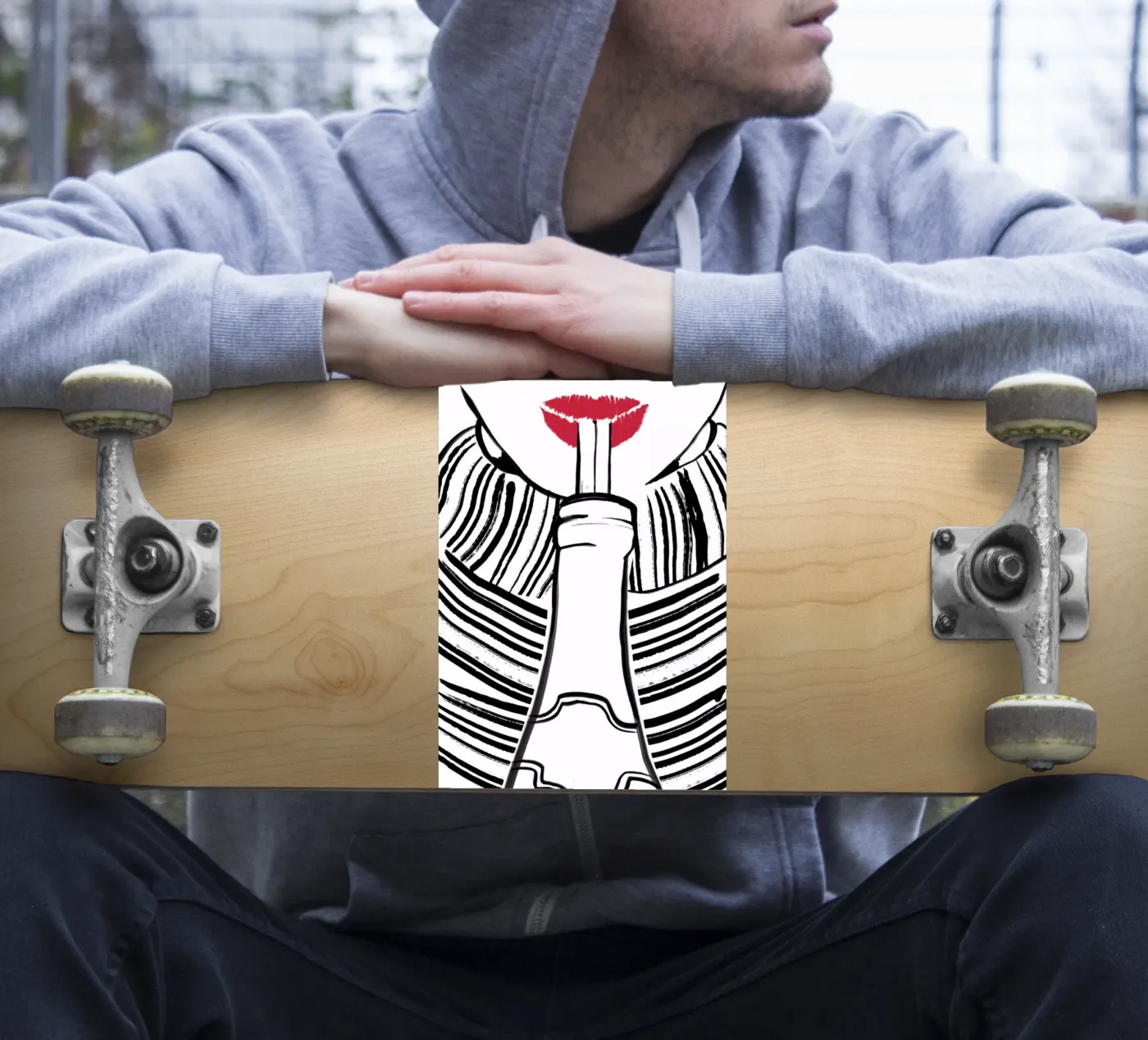 Double drinking sticker van XOXO Arte delicious