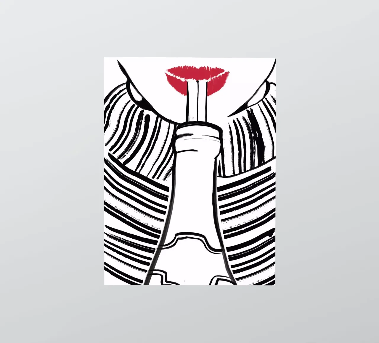 Double drinking sticker van XOXO Arte delicious