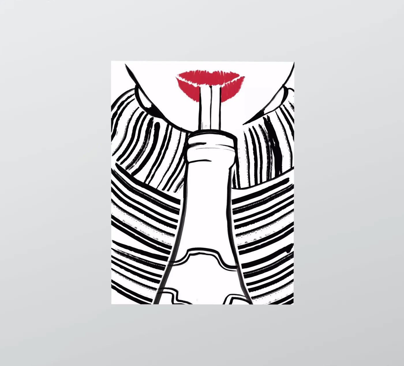 Double drinking sticker van XOXO Arte delicious