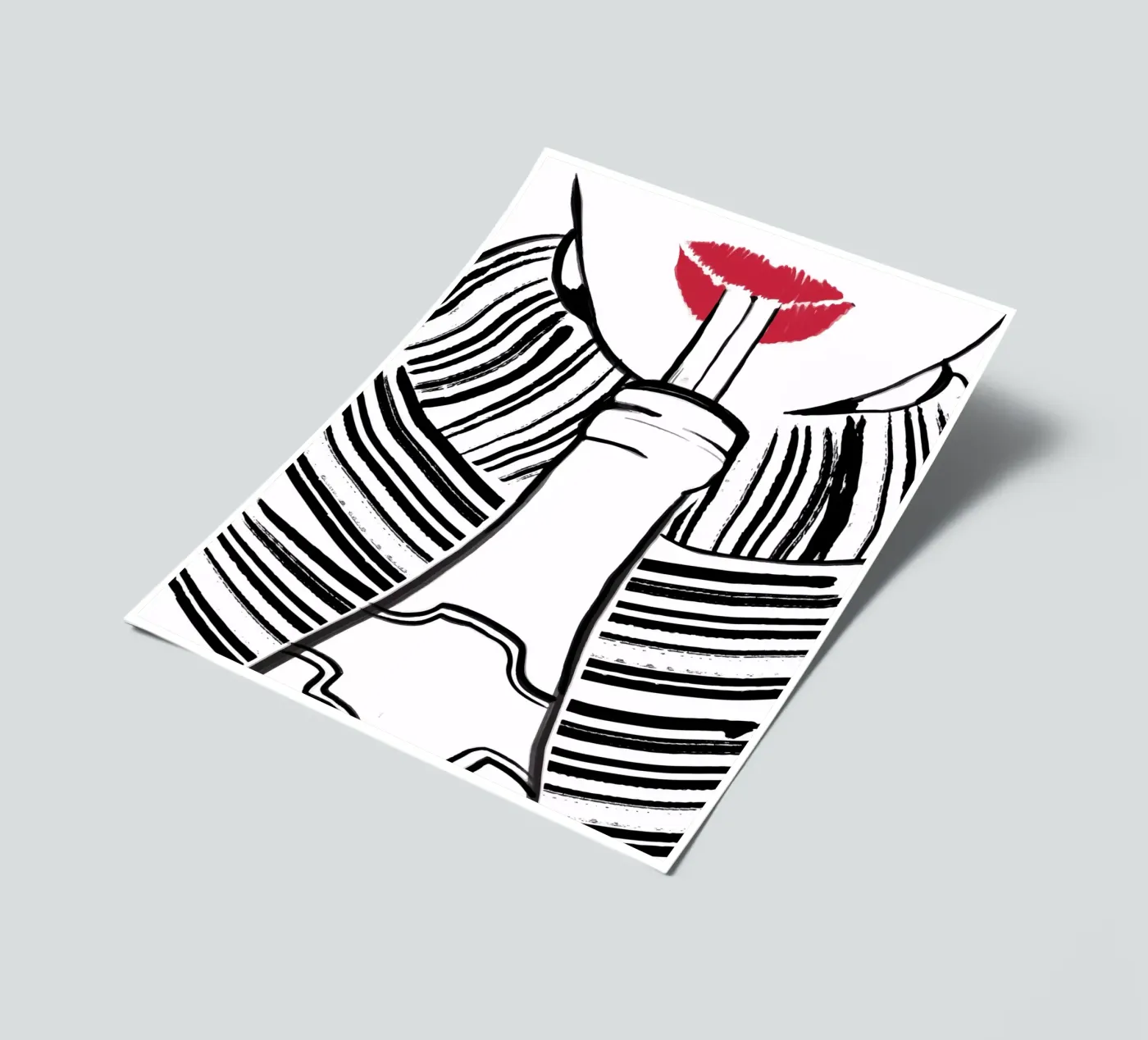 Double drinking stickervel van XOXO Arte delicious
