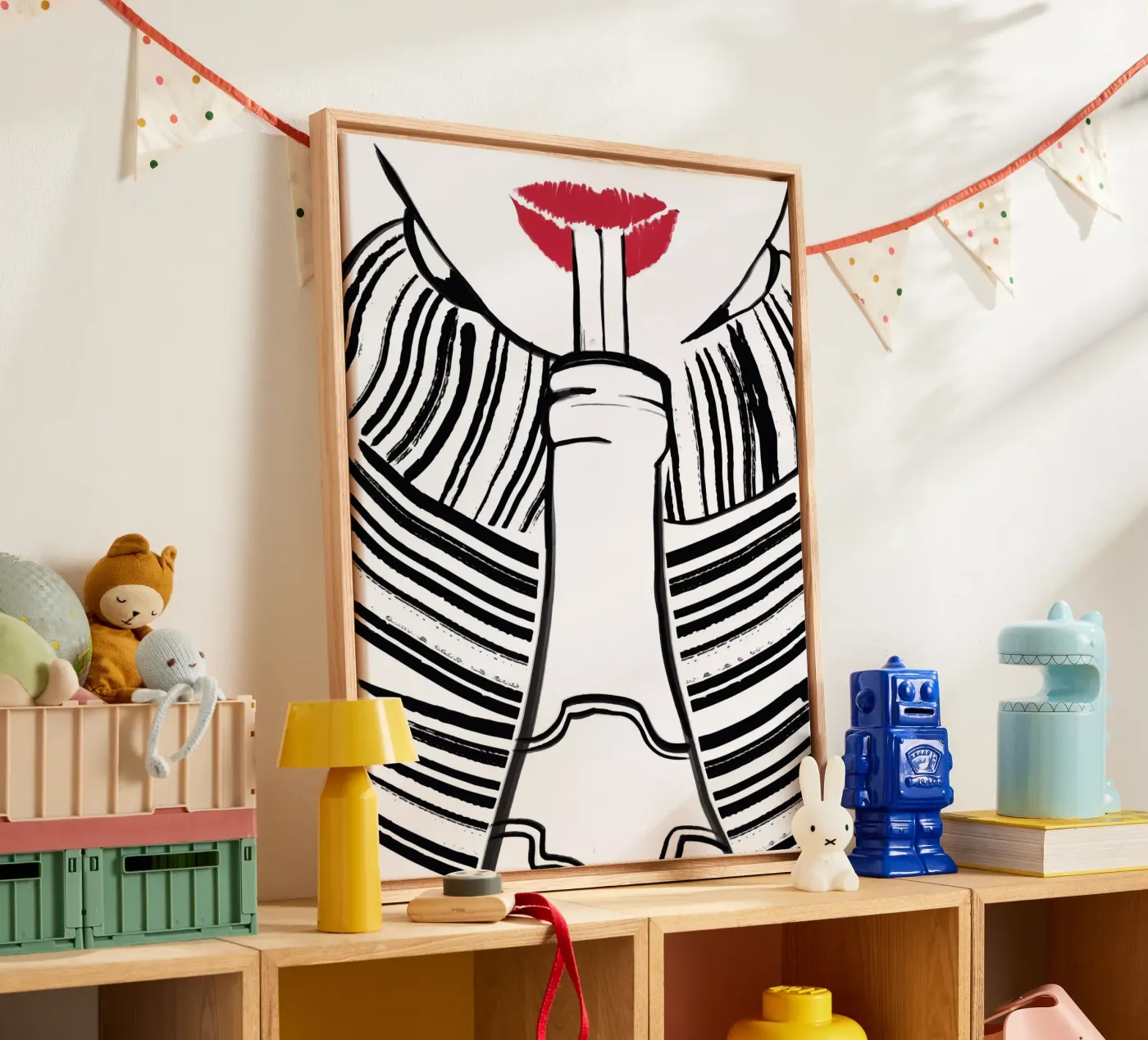 Double drinking canvas van XOXO Arte delicious