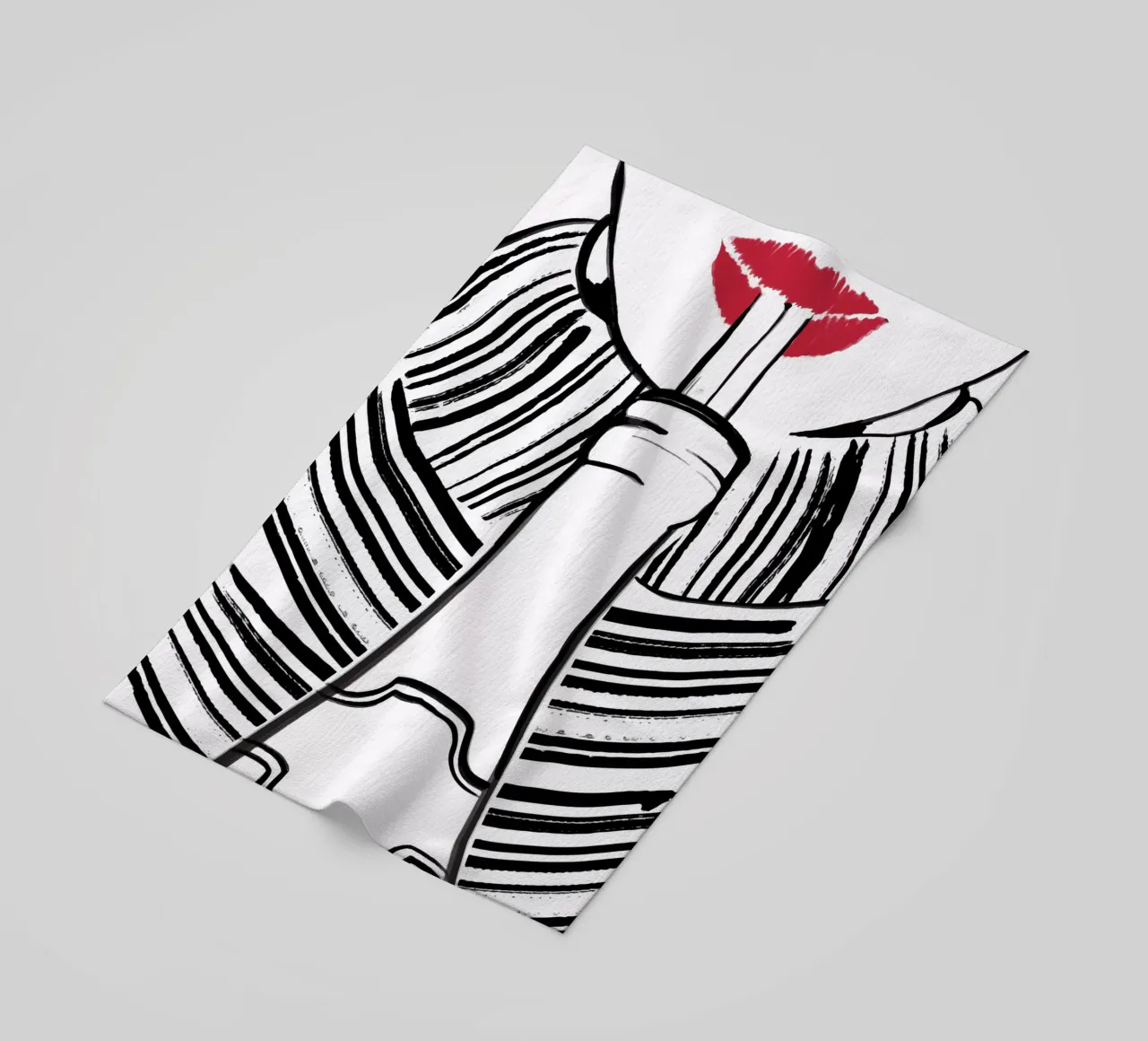 Double drinking telo mare da XOXO Arte delicious