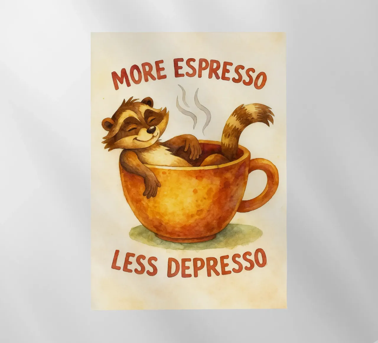 procione divertente più espresso meno depresso pellicola backlit da tanabaroo