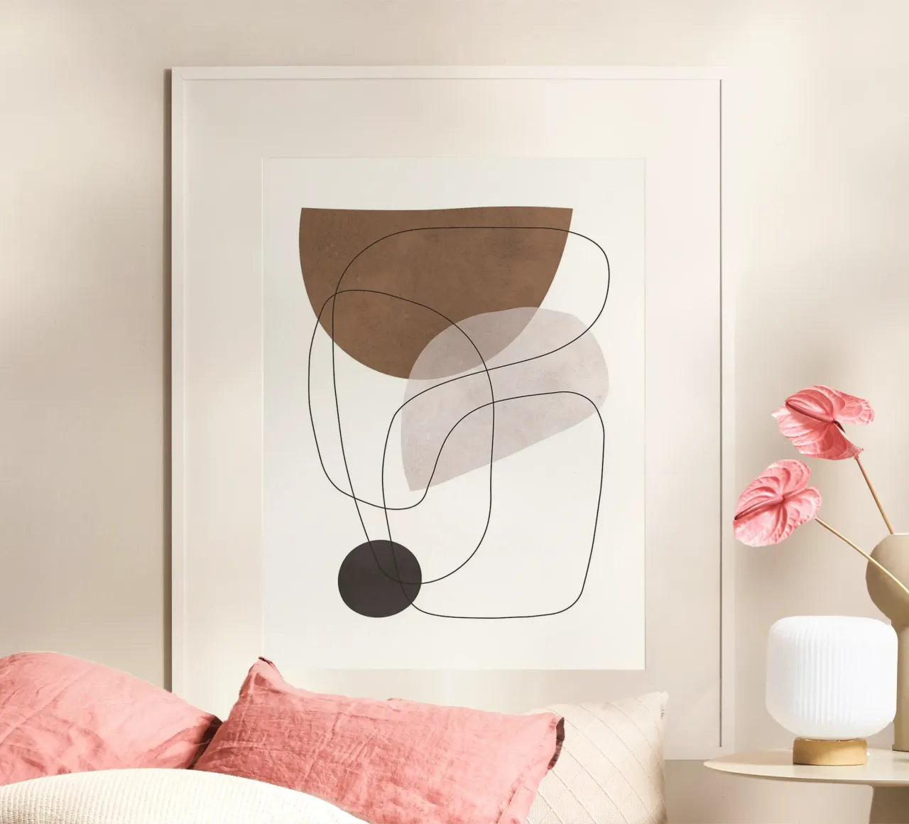 Linee e forme poster da Lisa Becker