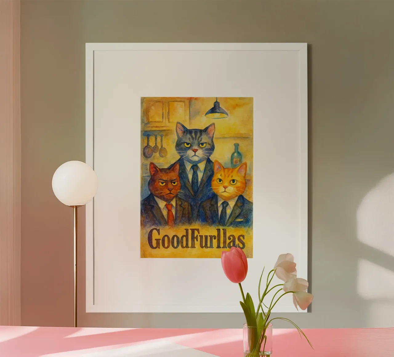 gatto divertente goodfurllas poster da tanabaroo