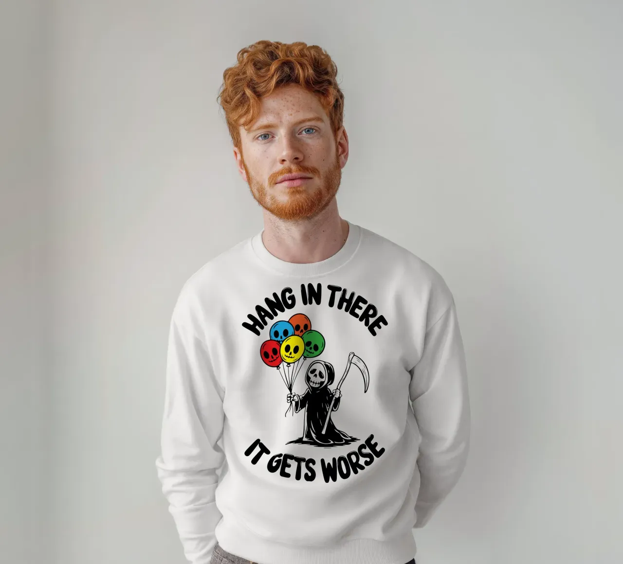 tieni duro scheletro felpa da tanabaroo