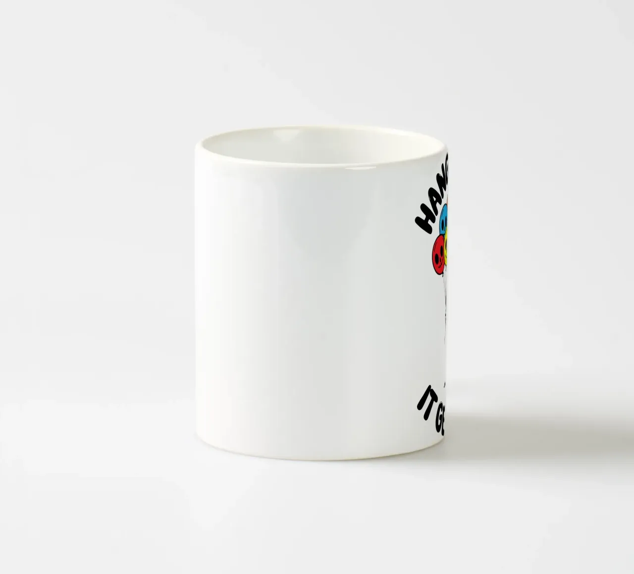 tieni duro scheletro tazza in ceramica da tanabaroo