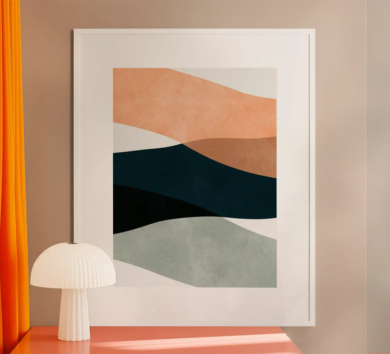 Expressive boho poster by Anna Müller