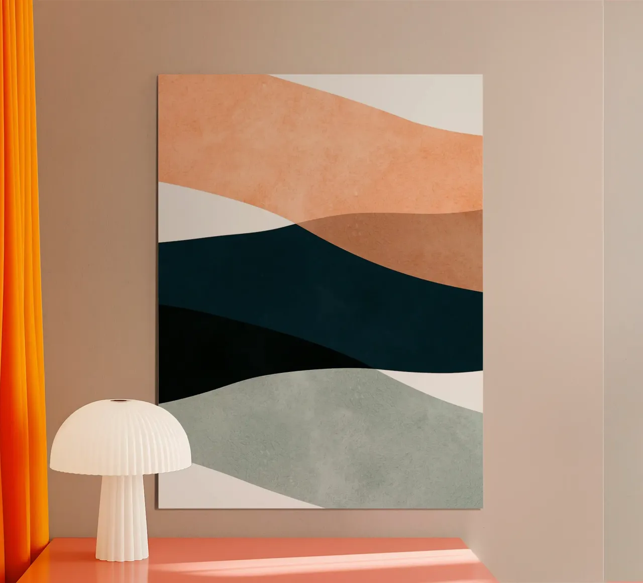 Expressive boho poster by Anna Müller