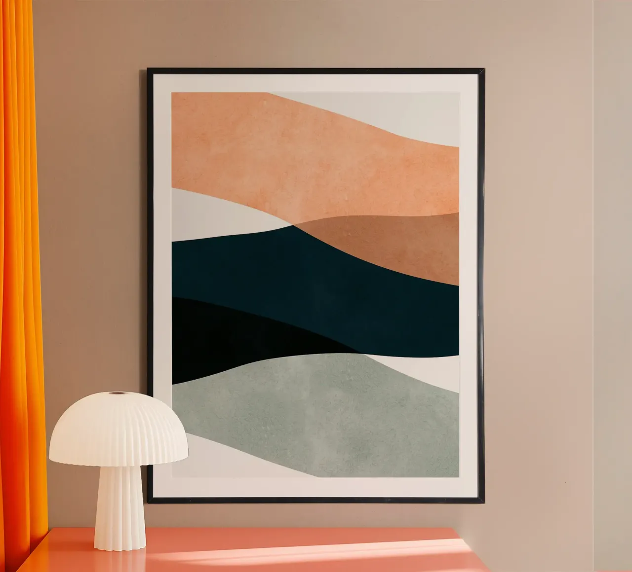 Expressive boho poster by Anna Müller