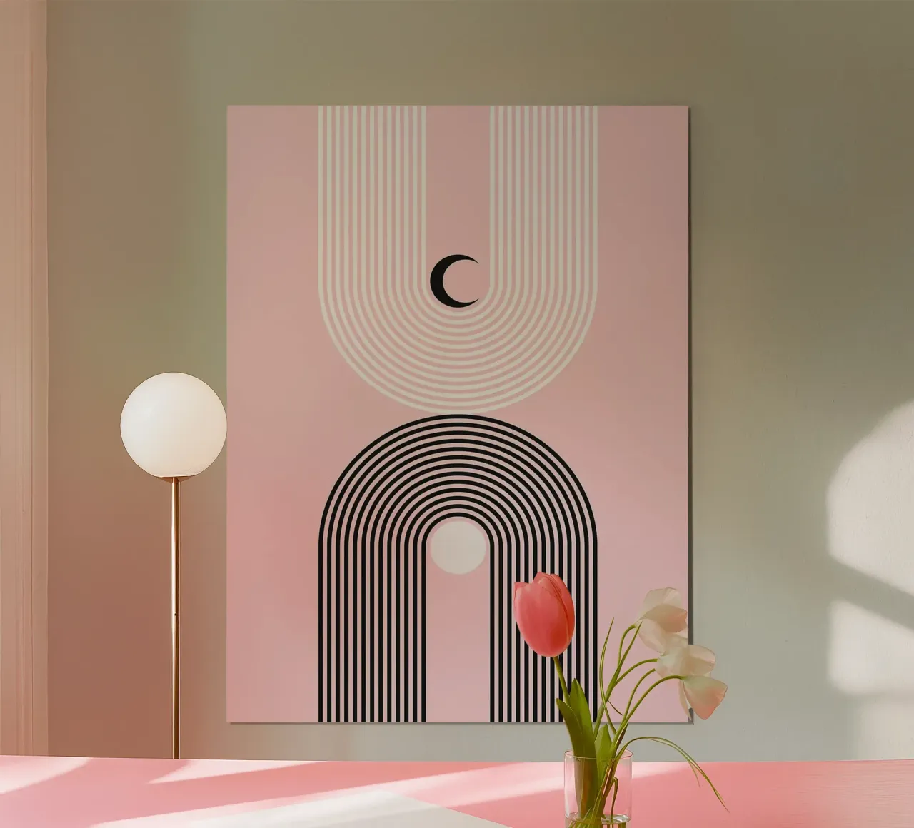 Abstract and geometric poster by Anna Müller