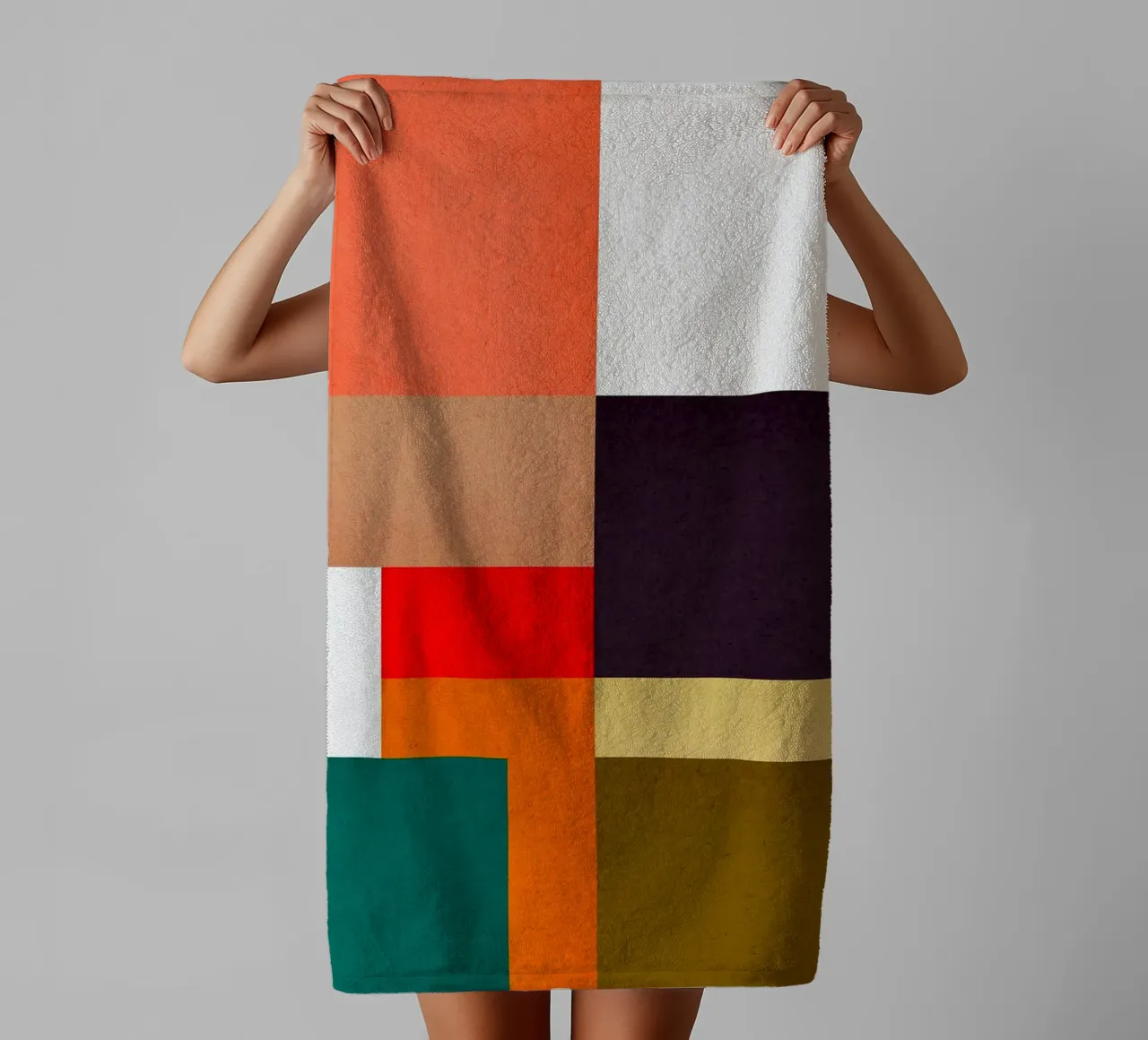 Abstract and conceptual towel by Anna Müller