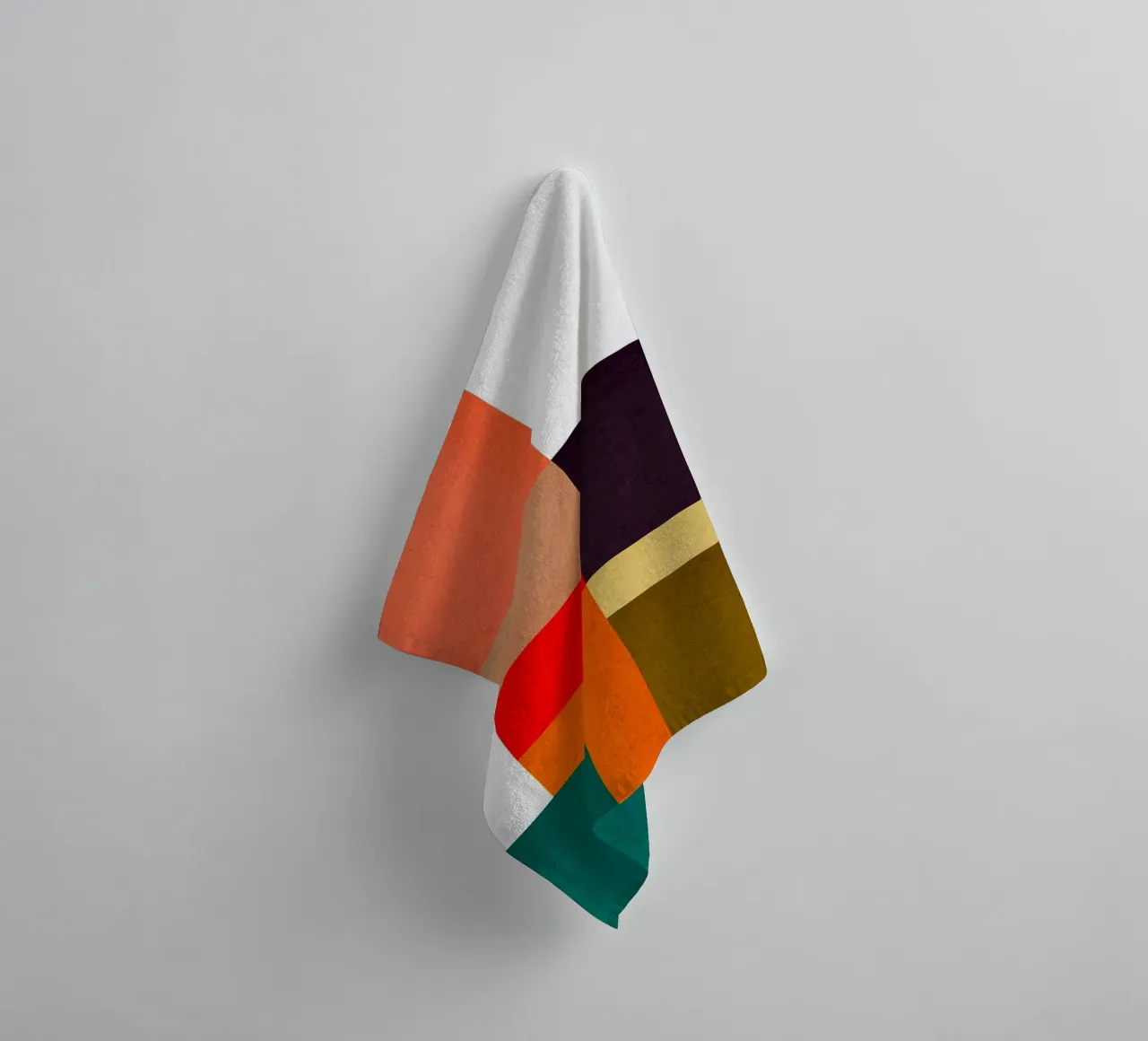 Abstract and conceptual towel by Anna Müller