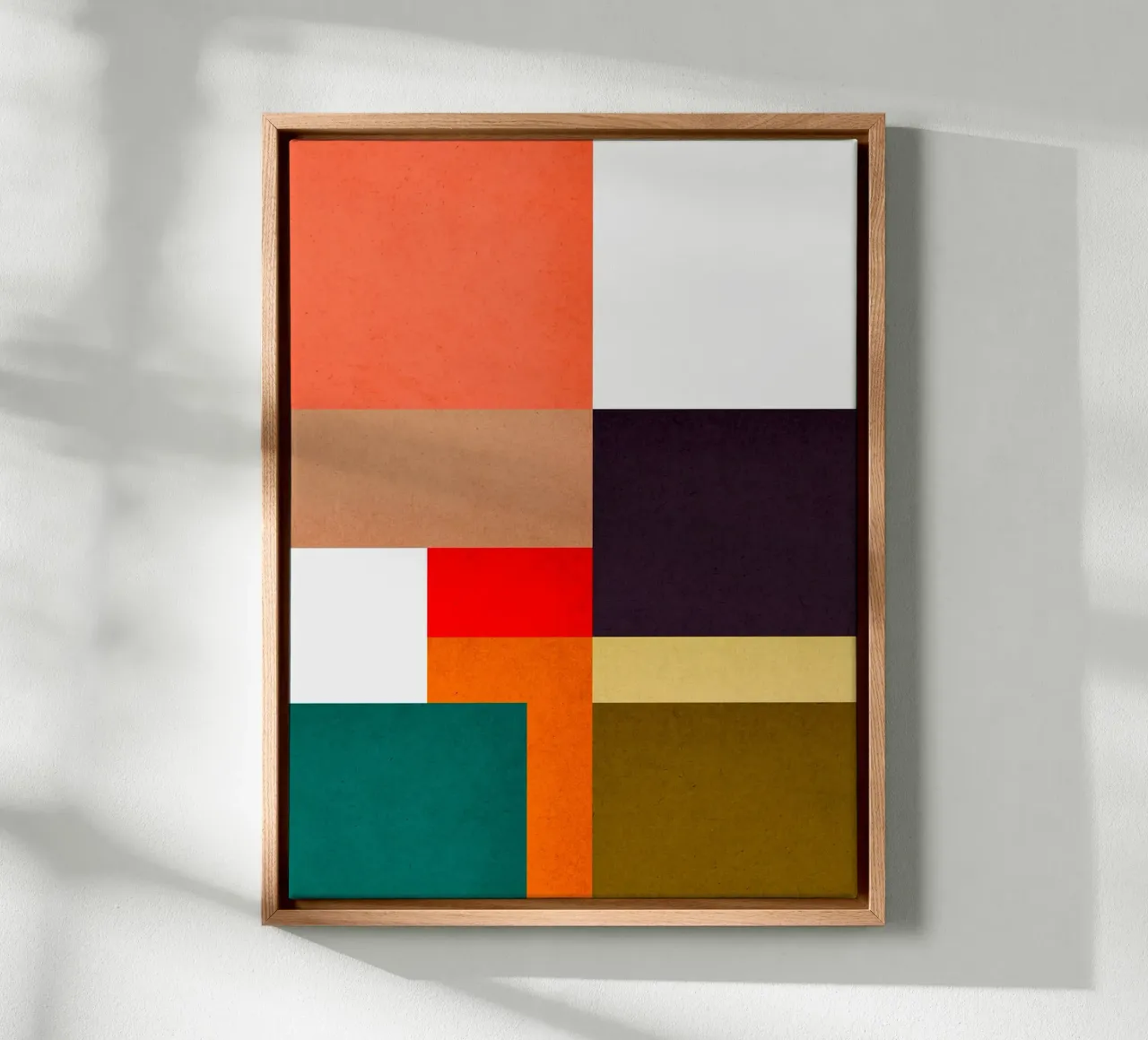 Abstract en conceptueel canvas met Baklijst van Anna Müller