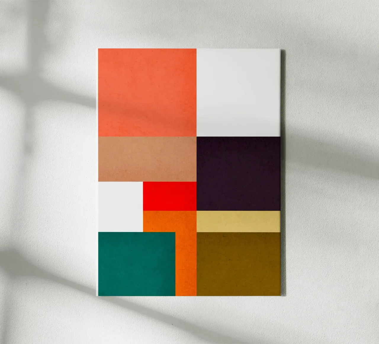 Abstract en conceptueel canvas met Baklijst van Anna Müller