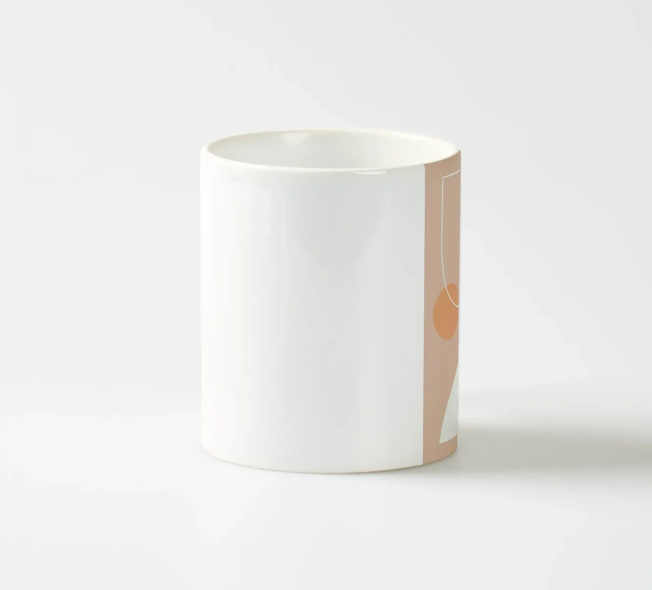 Forme geometriche tazza in ceramica da Anna Müller