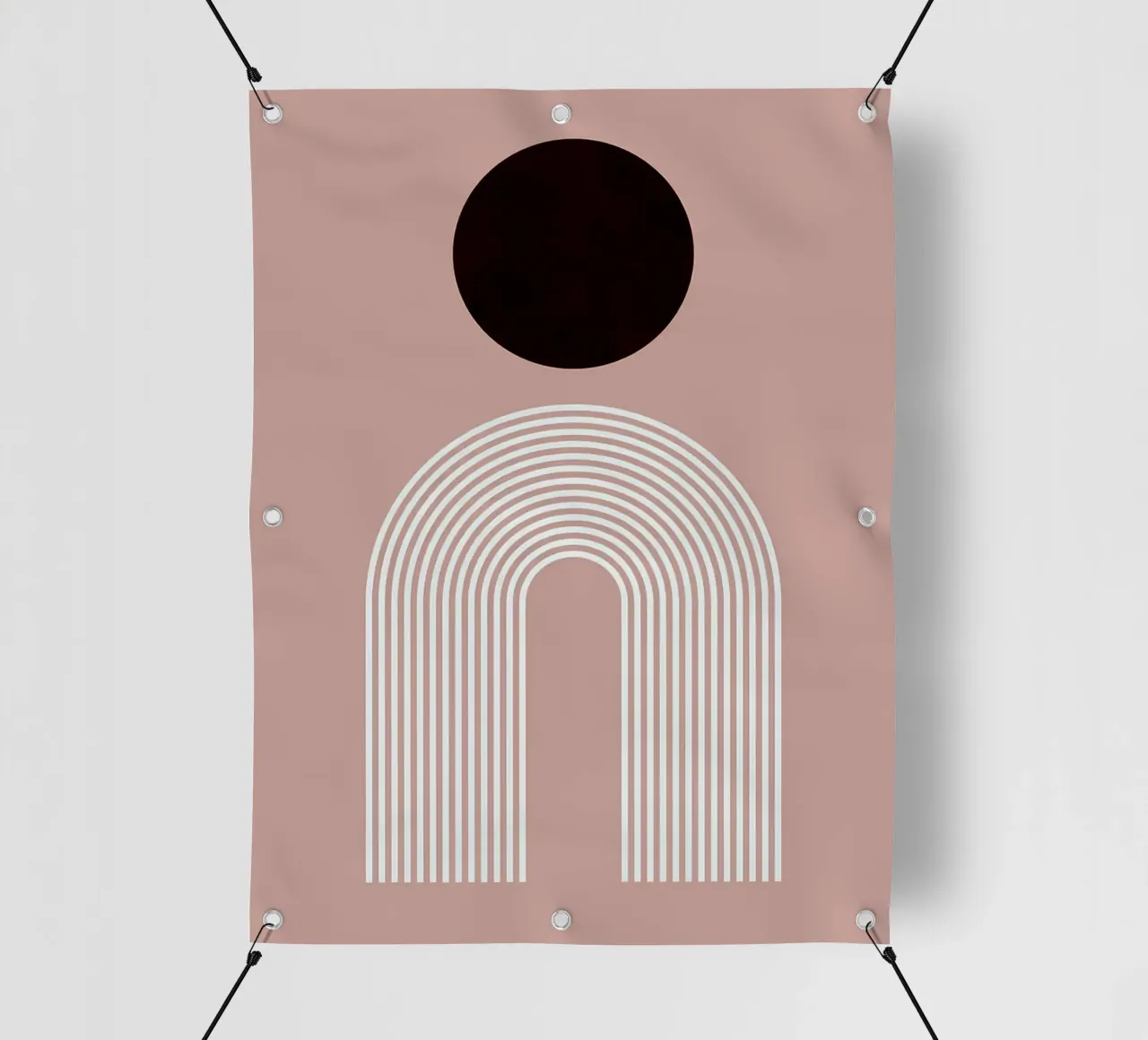 Cerchi e linee telo in pvc da Anna Müller