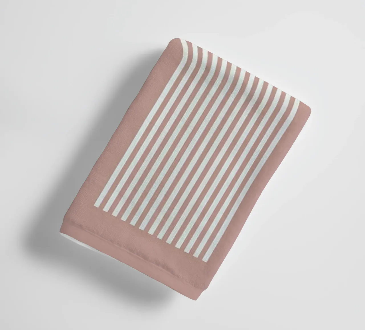 Circles and lines towel by Anna Müller