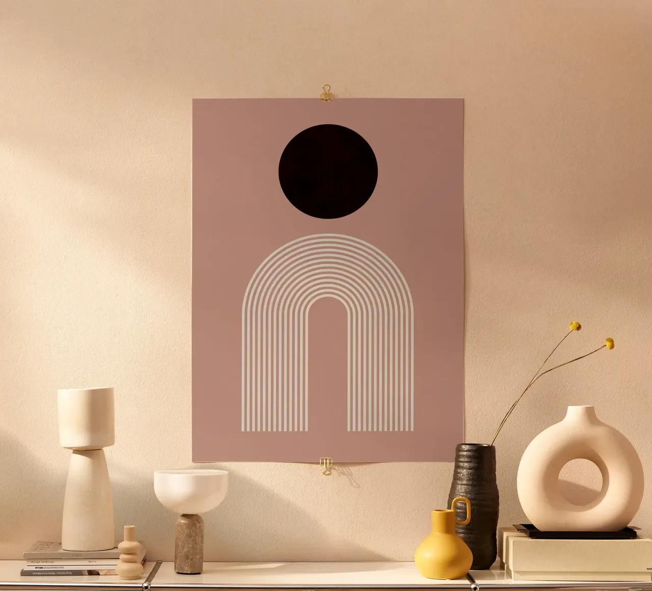 Cerchi e linee poster da Anna Müller