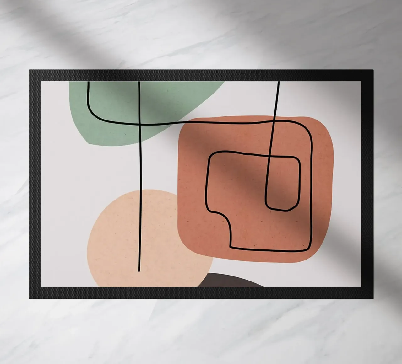 Geometrico e minimalista zerbino da Anna Müller