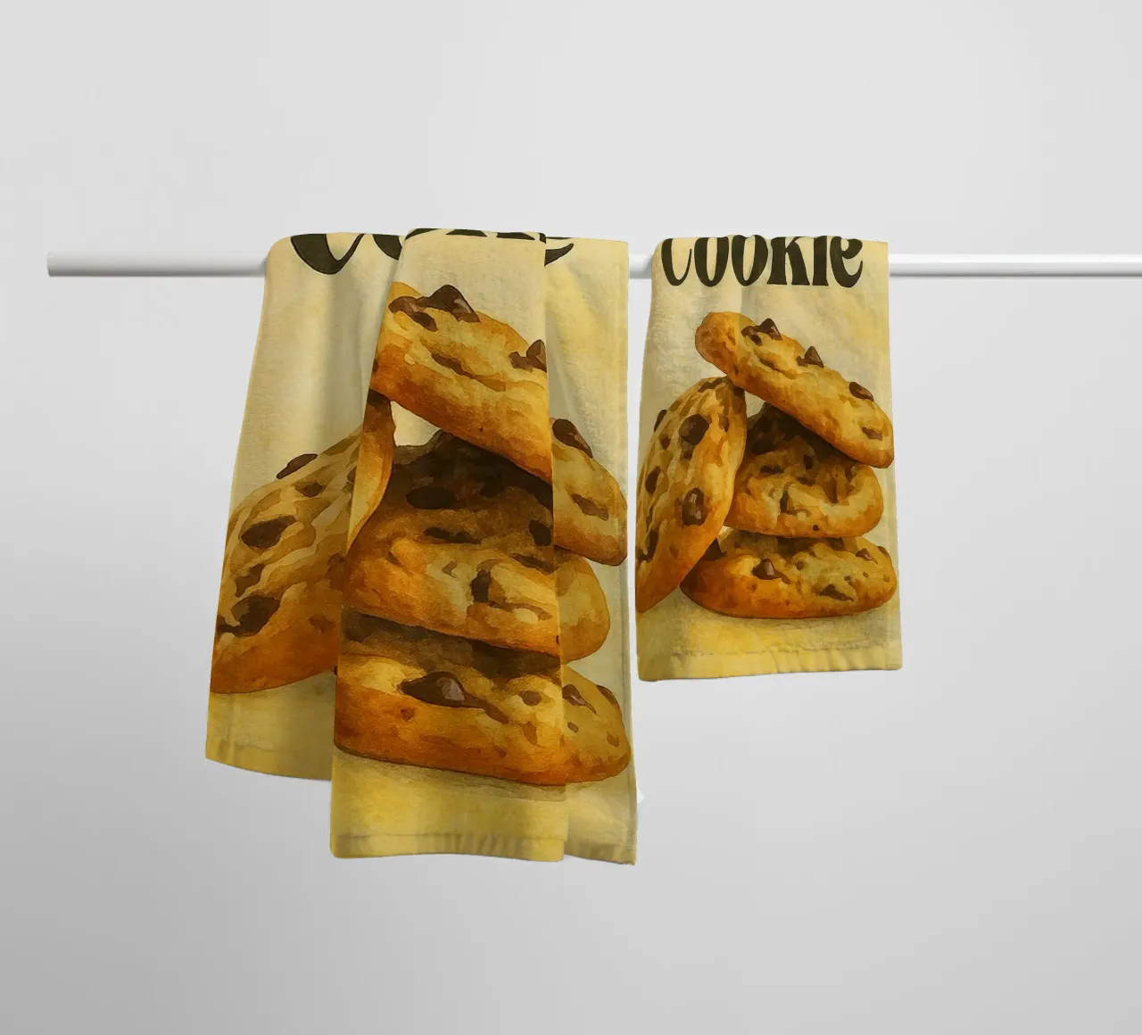 het leven is kort eet de koekjes badhanddoek van tanabaroo