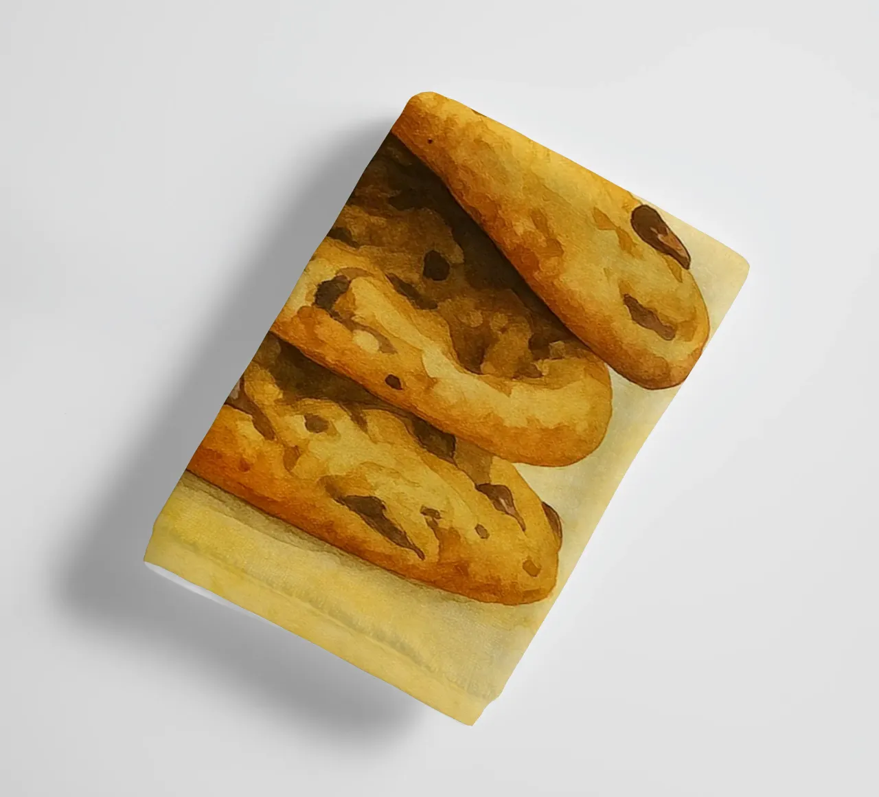 het leven is kort eet de koekjes badhanddoek van tanabaroo