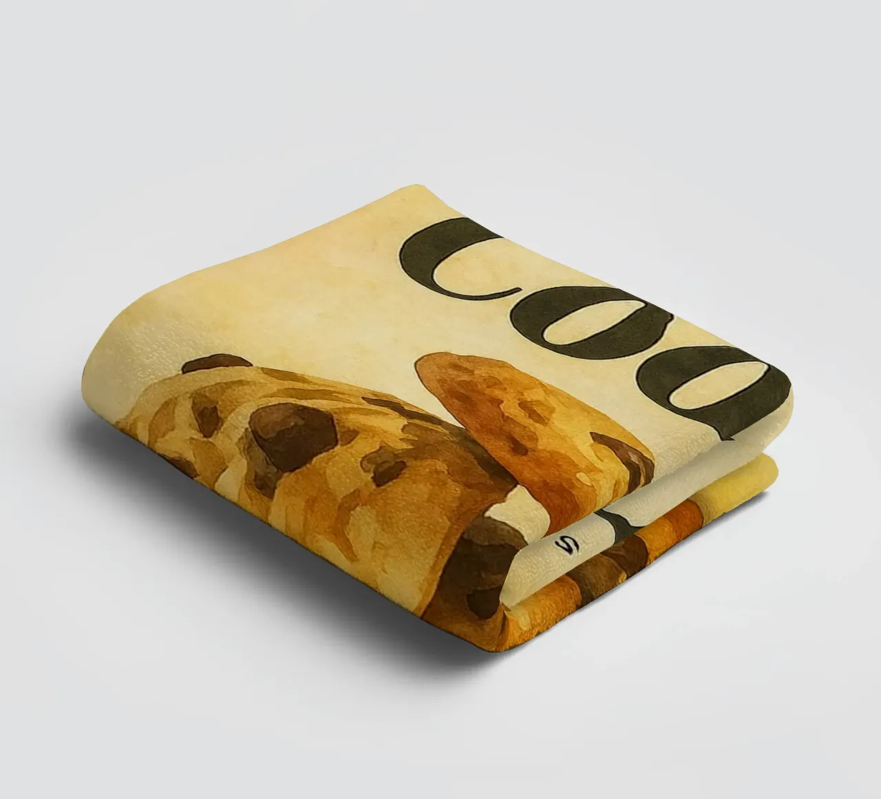 het leven is kort eet de koekjes badhanddoek van tanabaroo