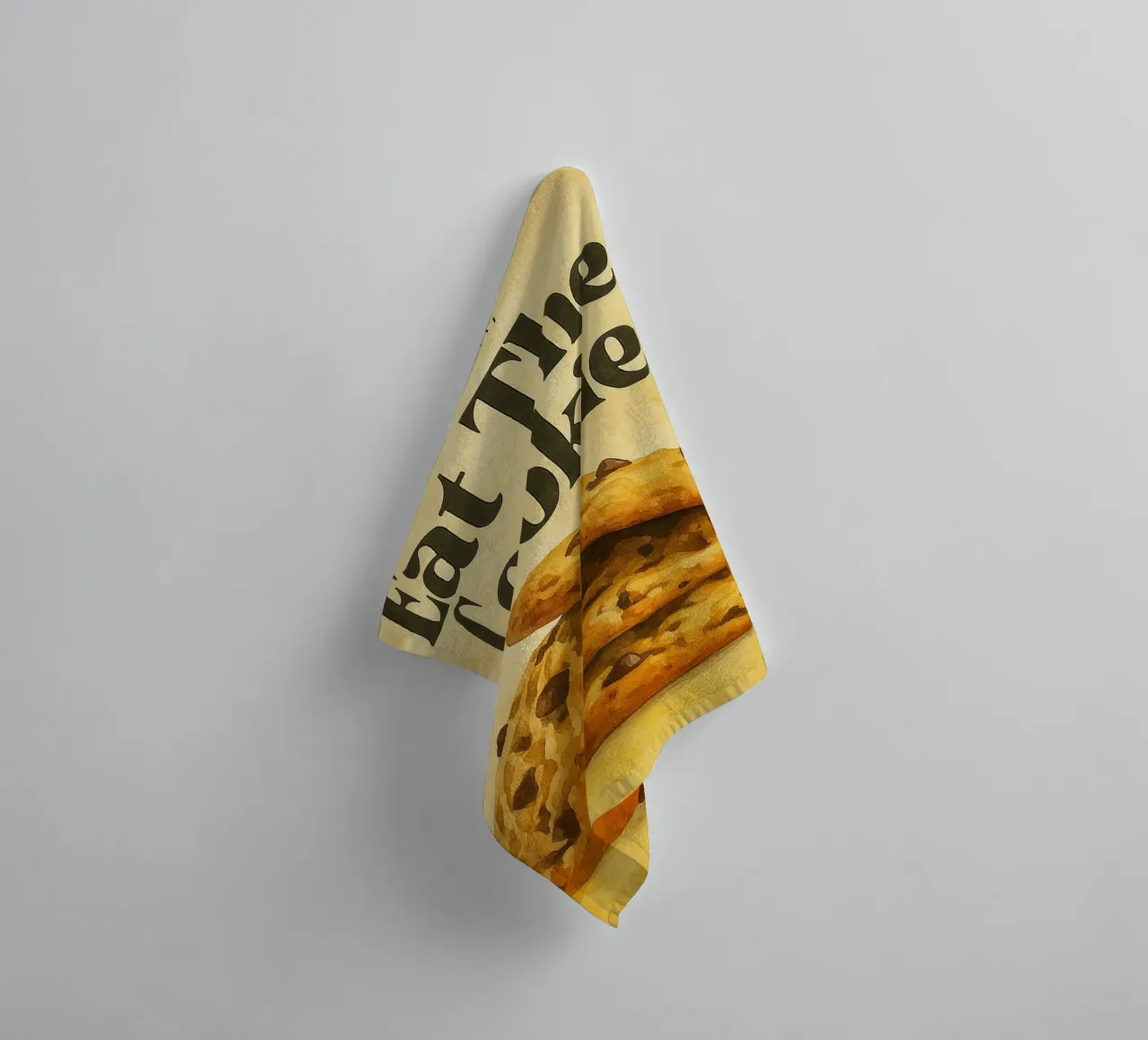 het leven is kort eet de koekjes badhanddoek van tanabaroo