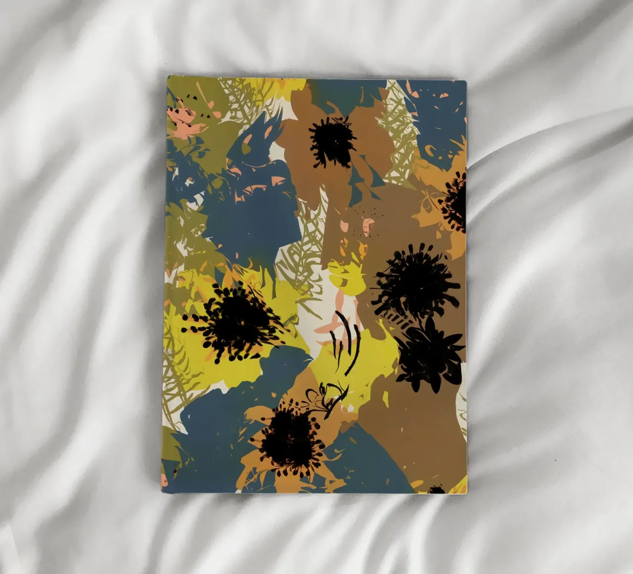 Fleurs jaune ocre carnet de notes de 83oranges
