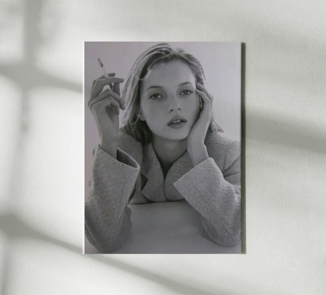 Kate Moss 3 tela con Cornice a cassetta da vintgeseyn