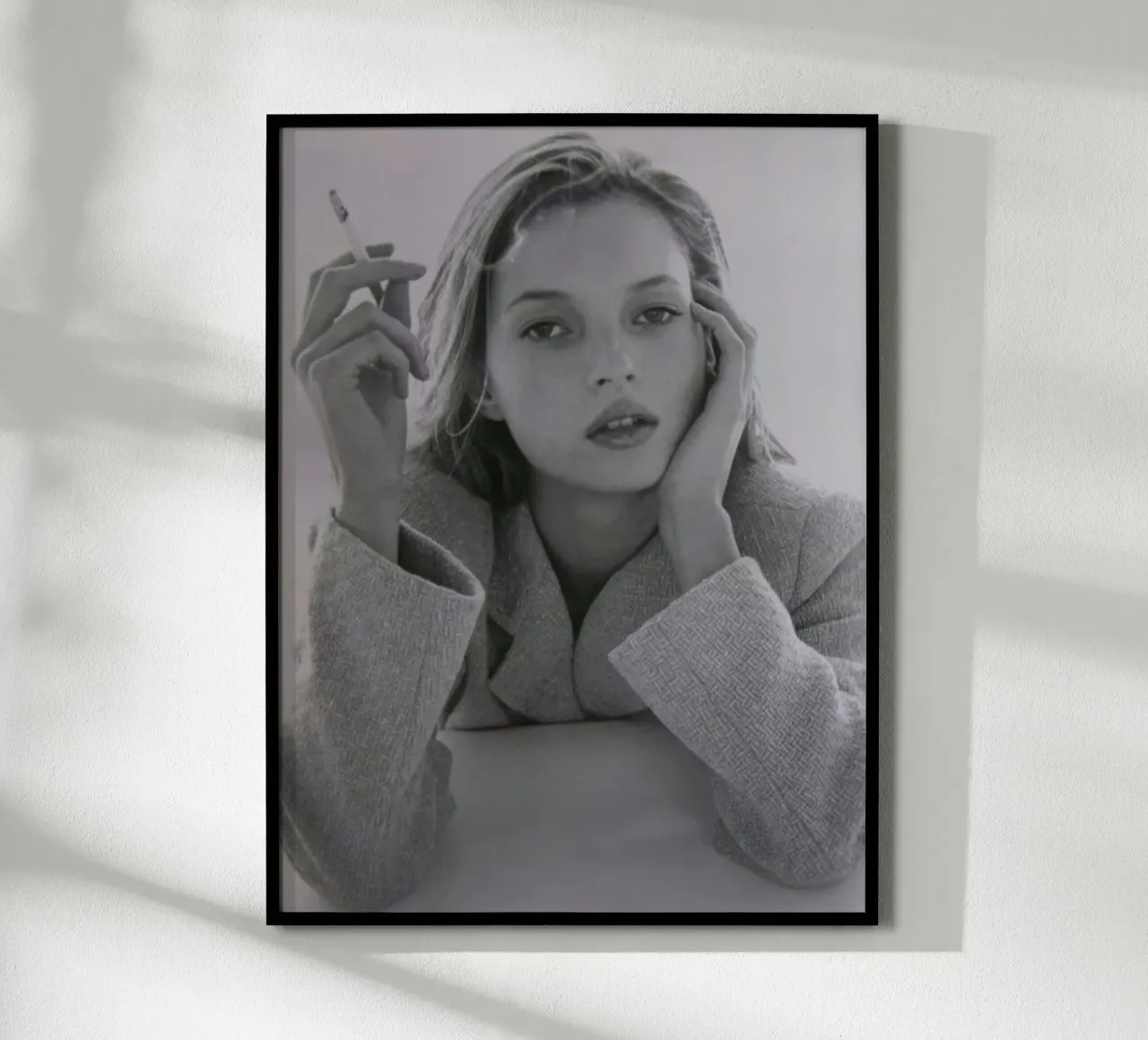 Kate Moss 3 poster con telaio in legno da vintgeseyn