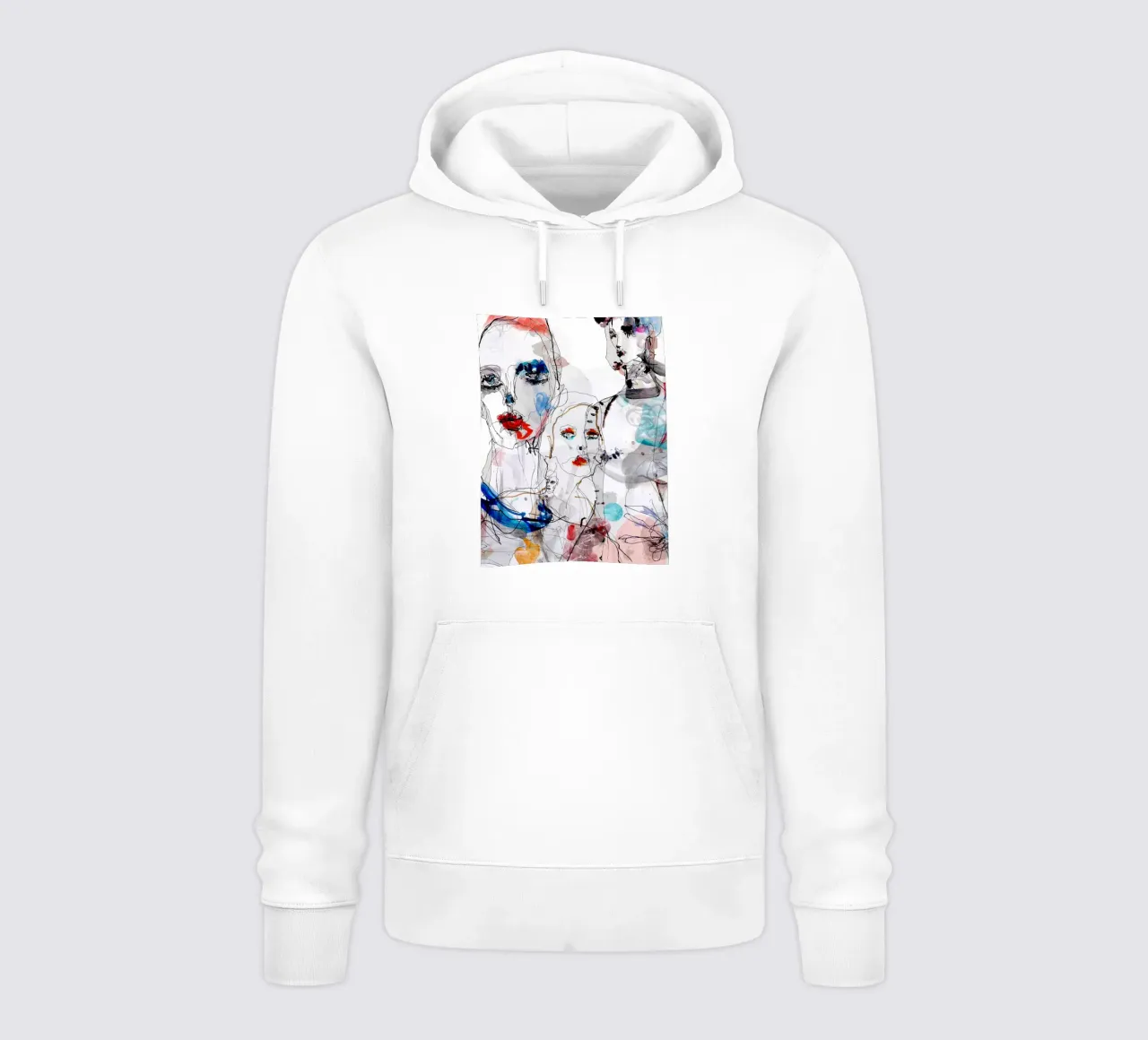 volti della moda felpa con cappuccio da k i m