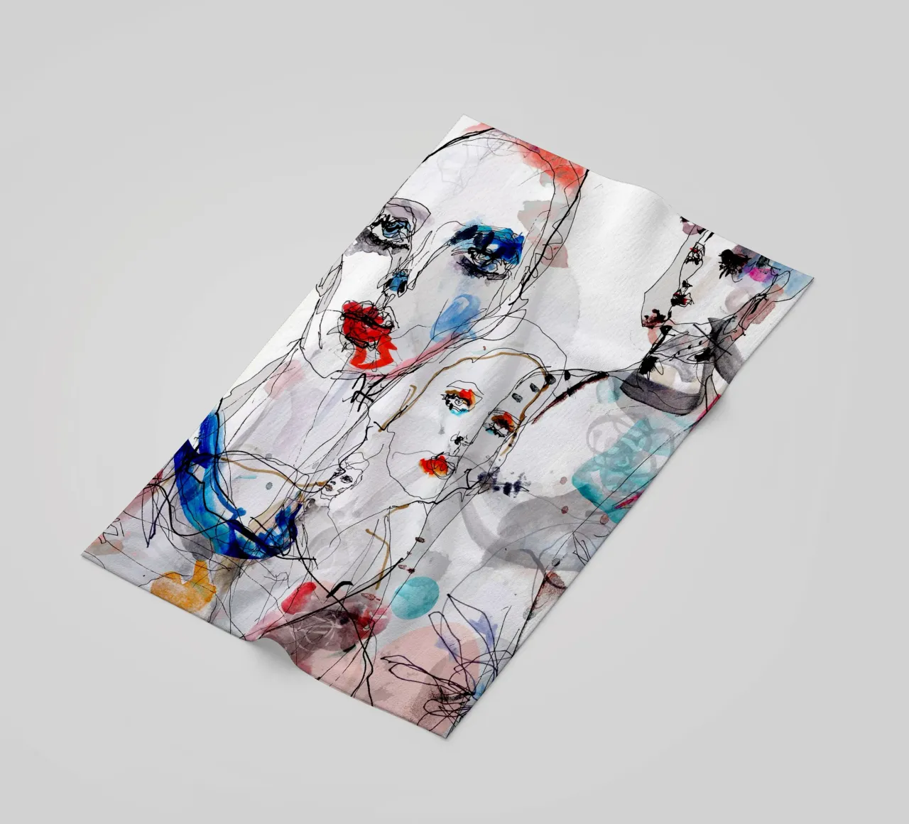 volti della moda telo mare da k i m