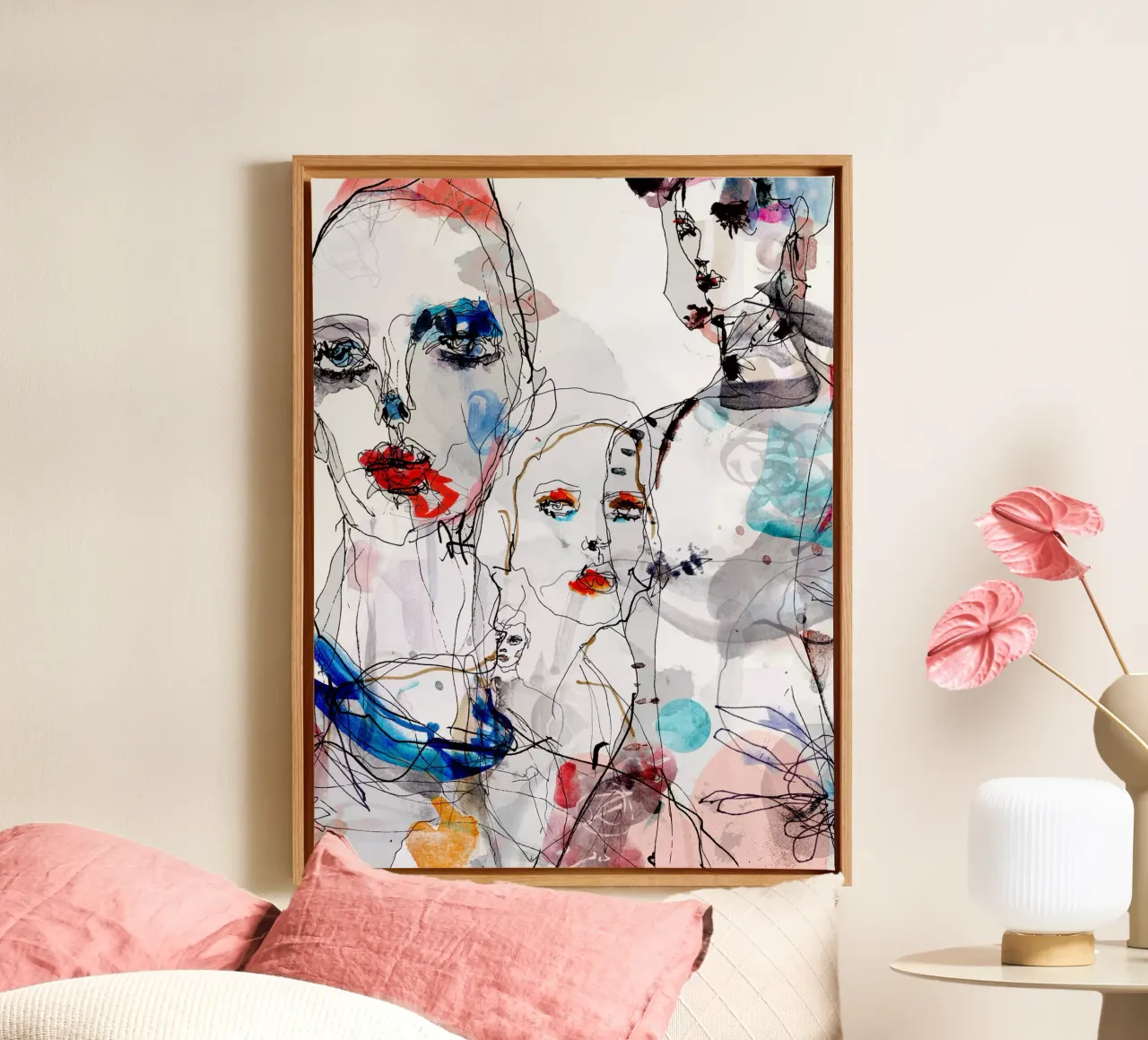 volti della moda tela da k i m