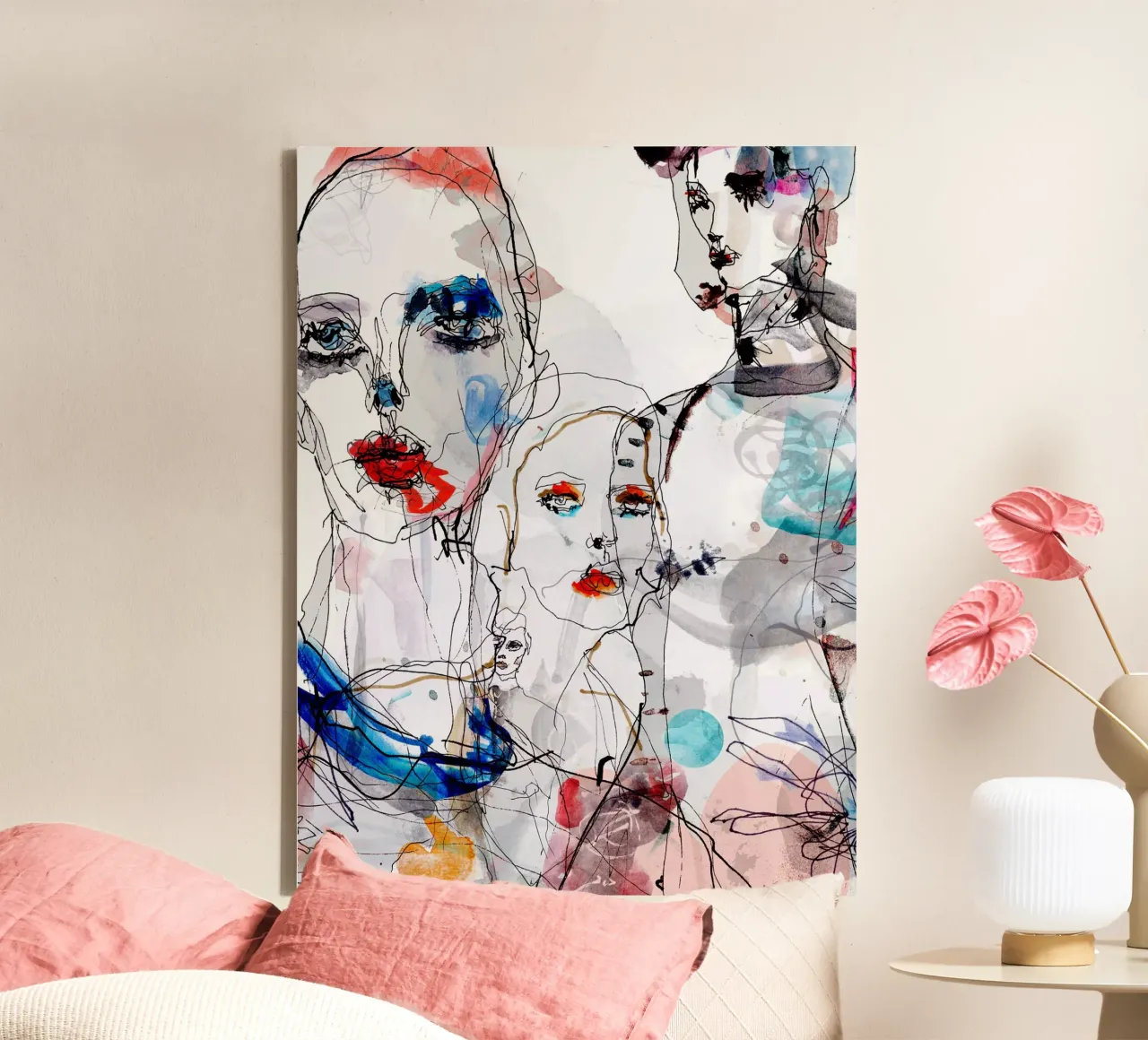 volti della moda tela da k i m