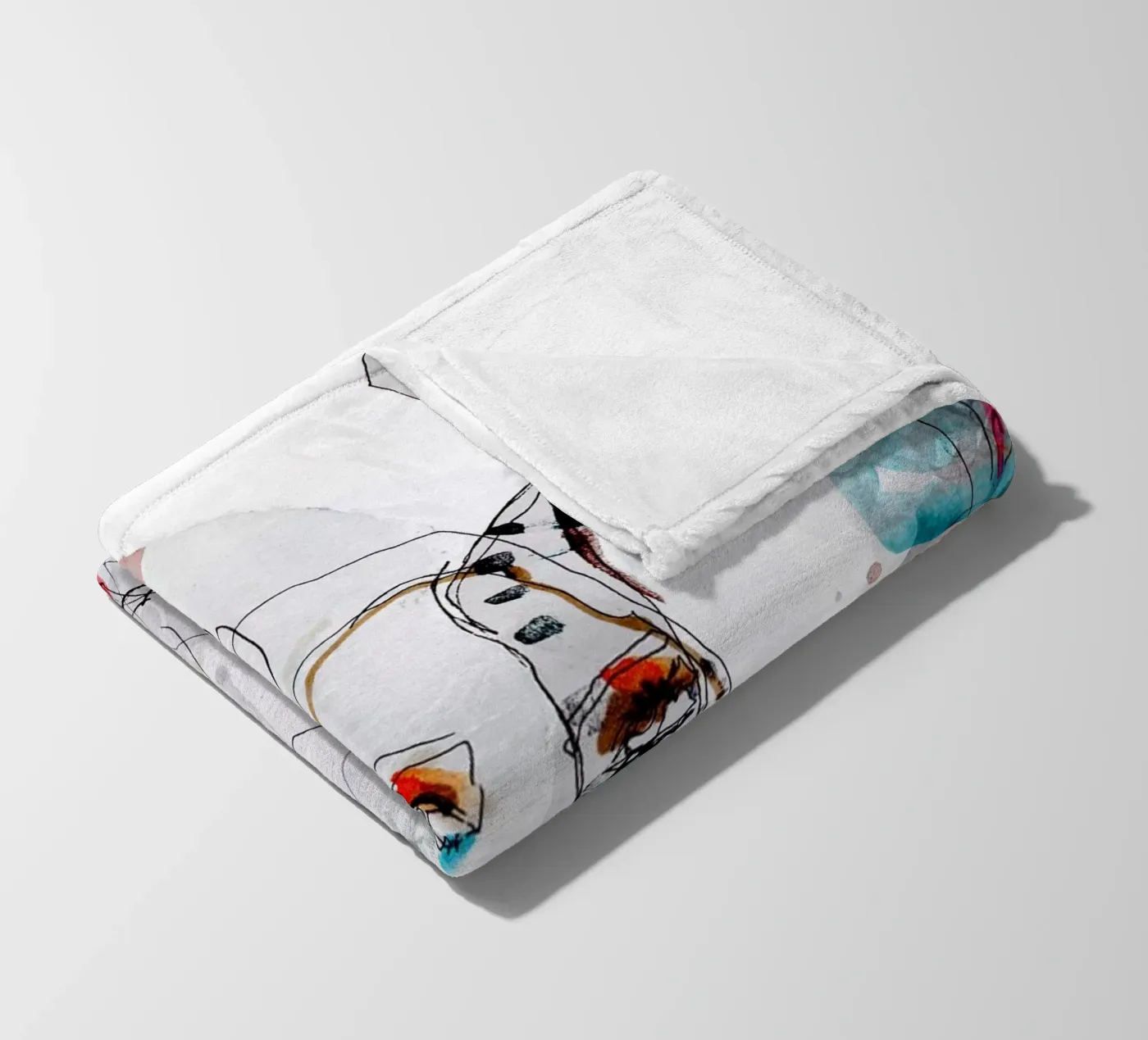 Modegesichter Fleecedecke von k i m