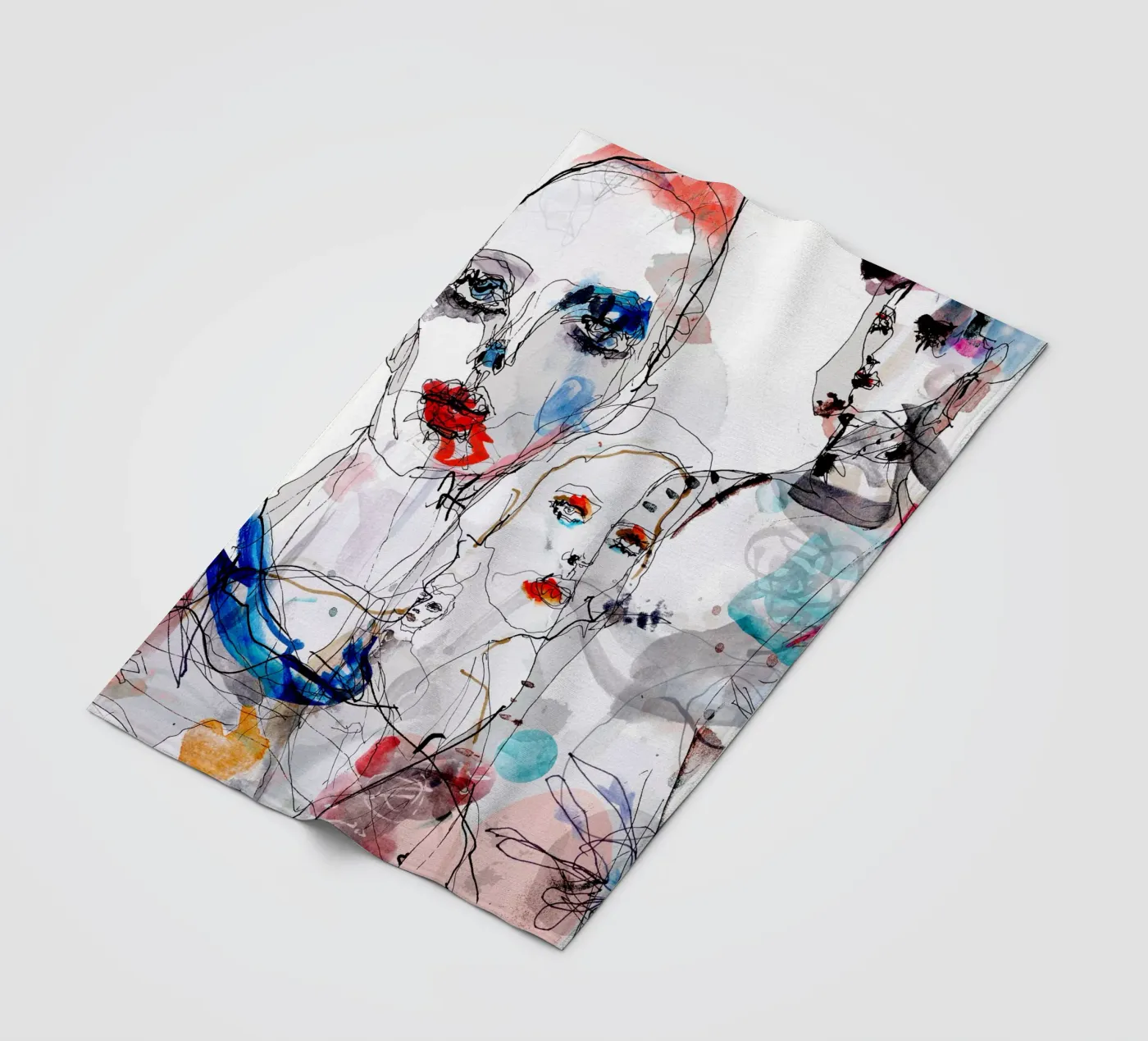 Modegesichter Fleecedecke von k i m