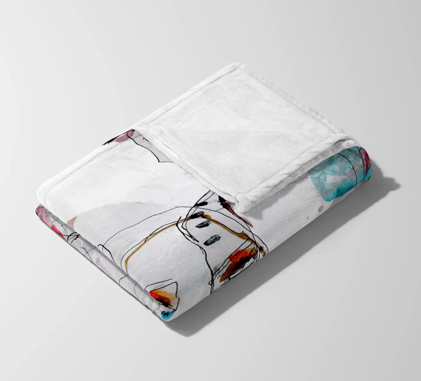 Modegesichter Fleecedecke von k i m