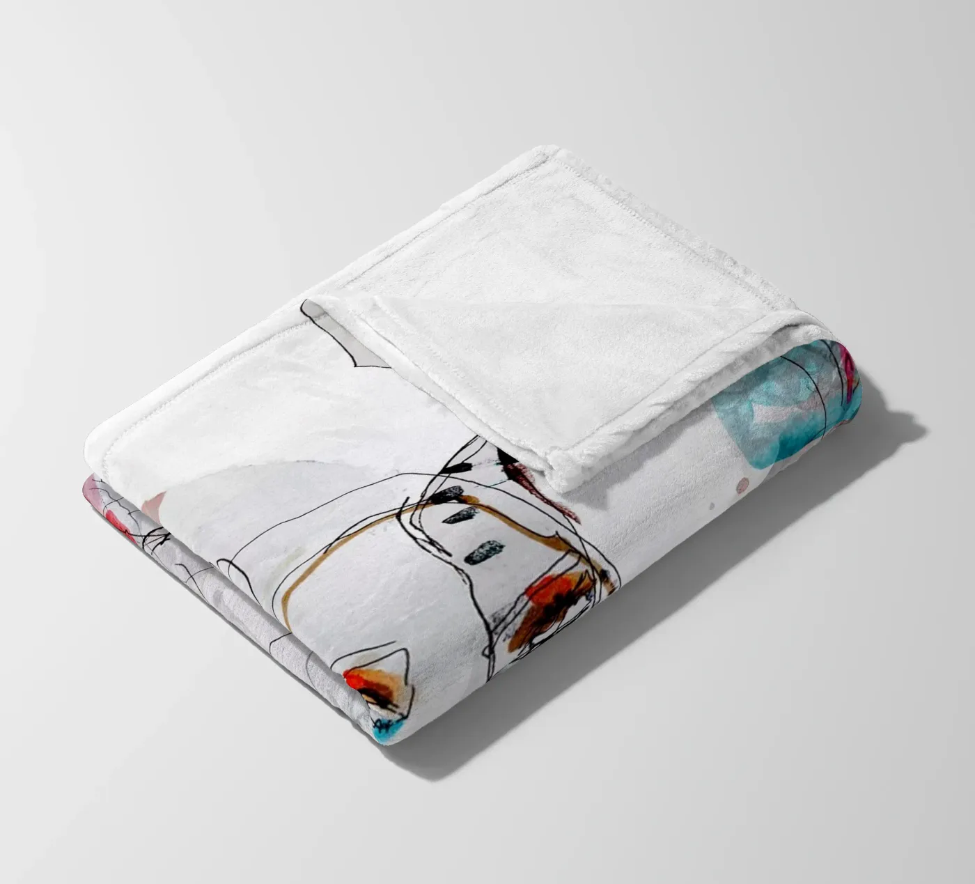 Modegesichter Fleecedecke von k i m