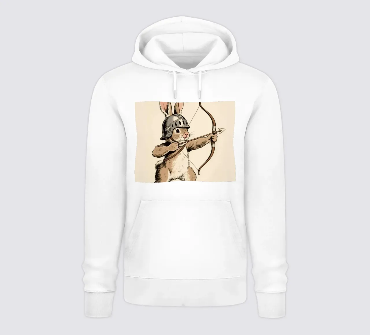 Rabbit Archer felpa con cappuccio da knowledge