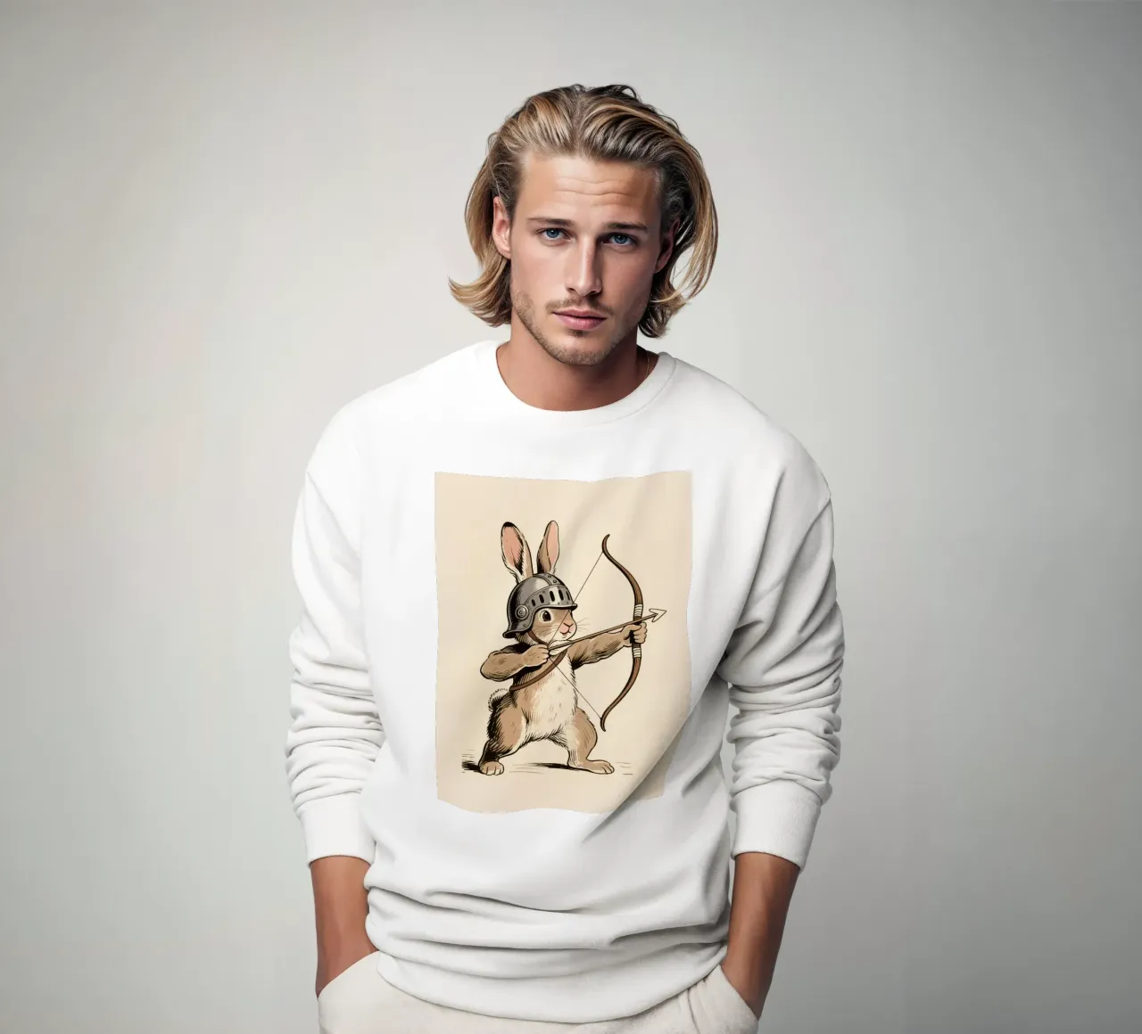 Rabbit Archer felpa da knowledge