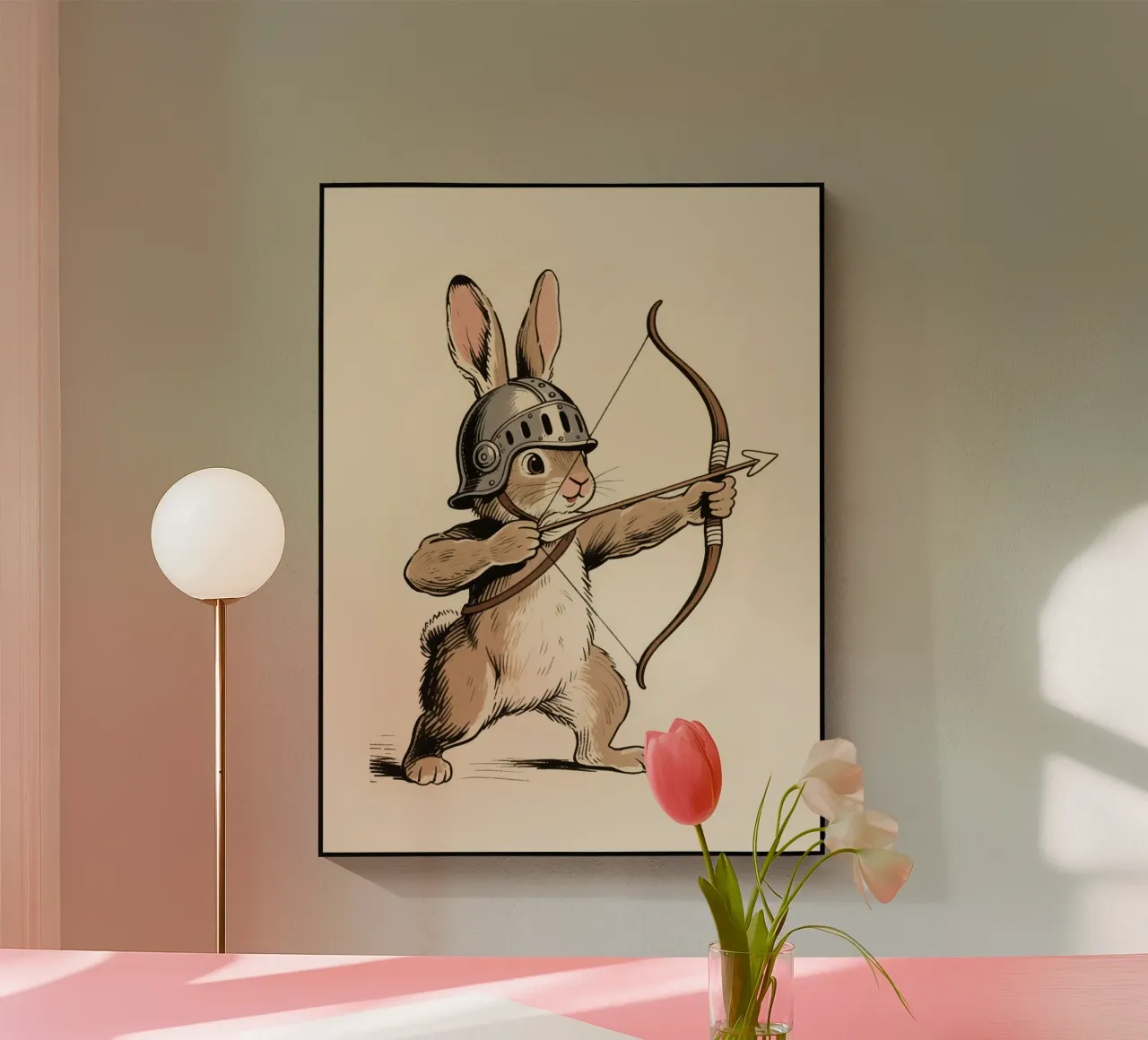 Rabbit Archer plexiglass da knowledge