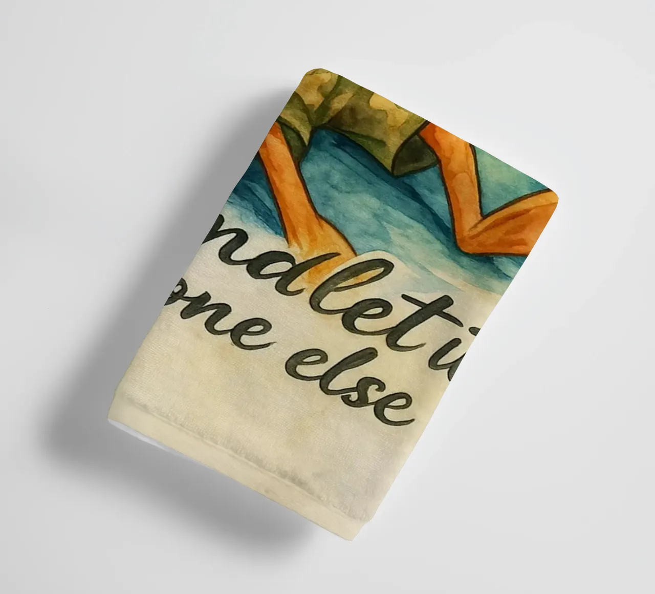 whatever life throws at you funny duck towel by tanabaroo