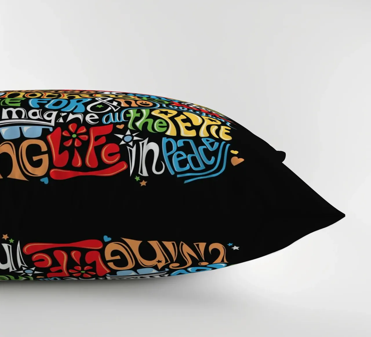 Imagine - Draw Me A Song cuscino da Nour Tohme