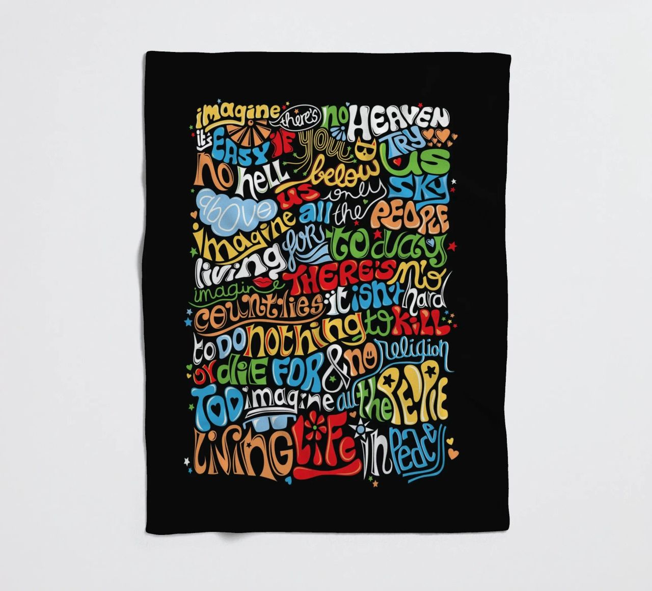 Imagine - Draw Me A Song coperta in pile da Nour Tohme