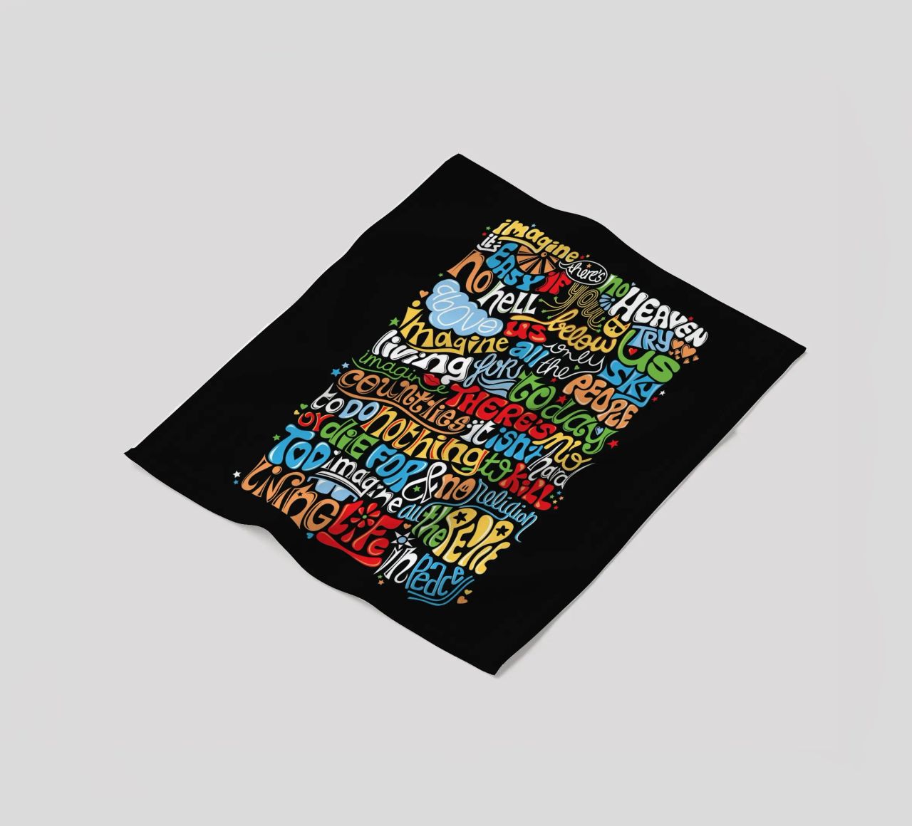 Imagine - Draw Me A Song coperta in pile da Nour Tohme