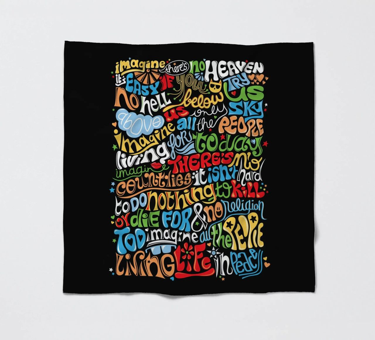 Imagine - Draw Me A Song coperta in pile da Nour Tohme