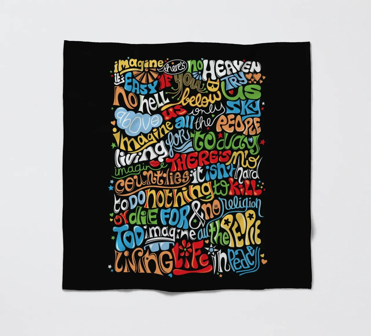 Imagine - Draw Me A Song coperta in pile da Nour Tohme