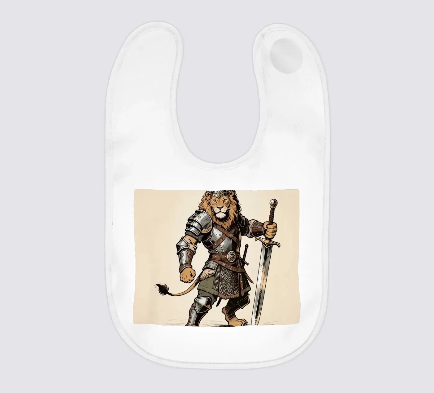 Warrior Lion bavaglino da knowledge