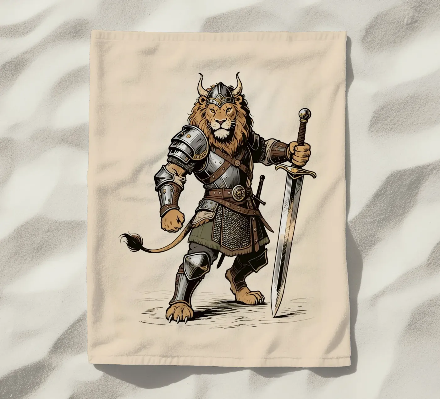 Warrior Lion telo mare da knowledge